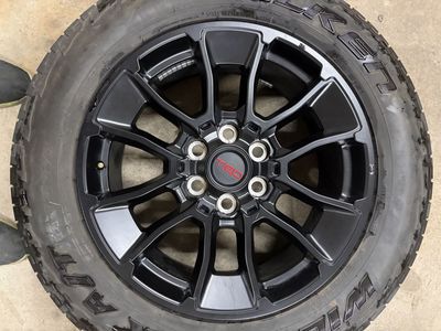 Toyota Tundra 20” TRD Black Wheels