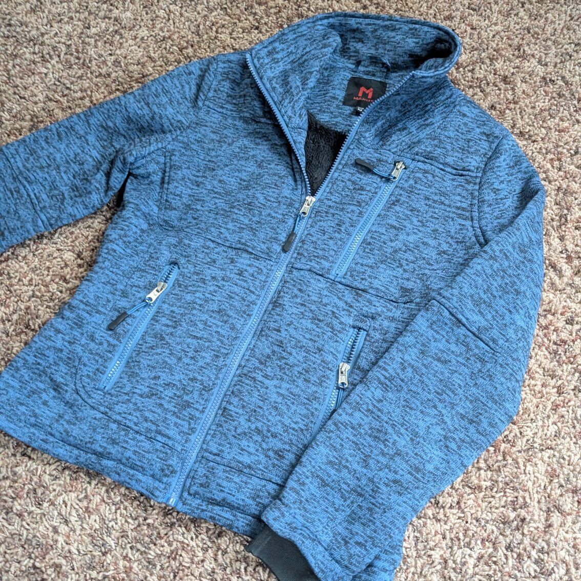 Marqt women's fur lined fleece jacket - medium