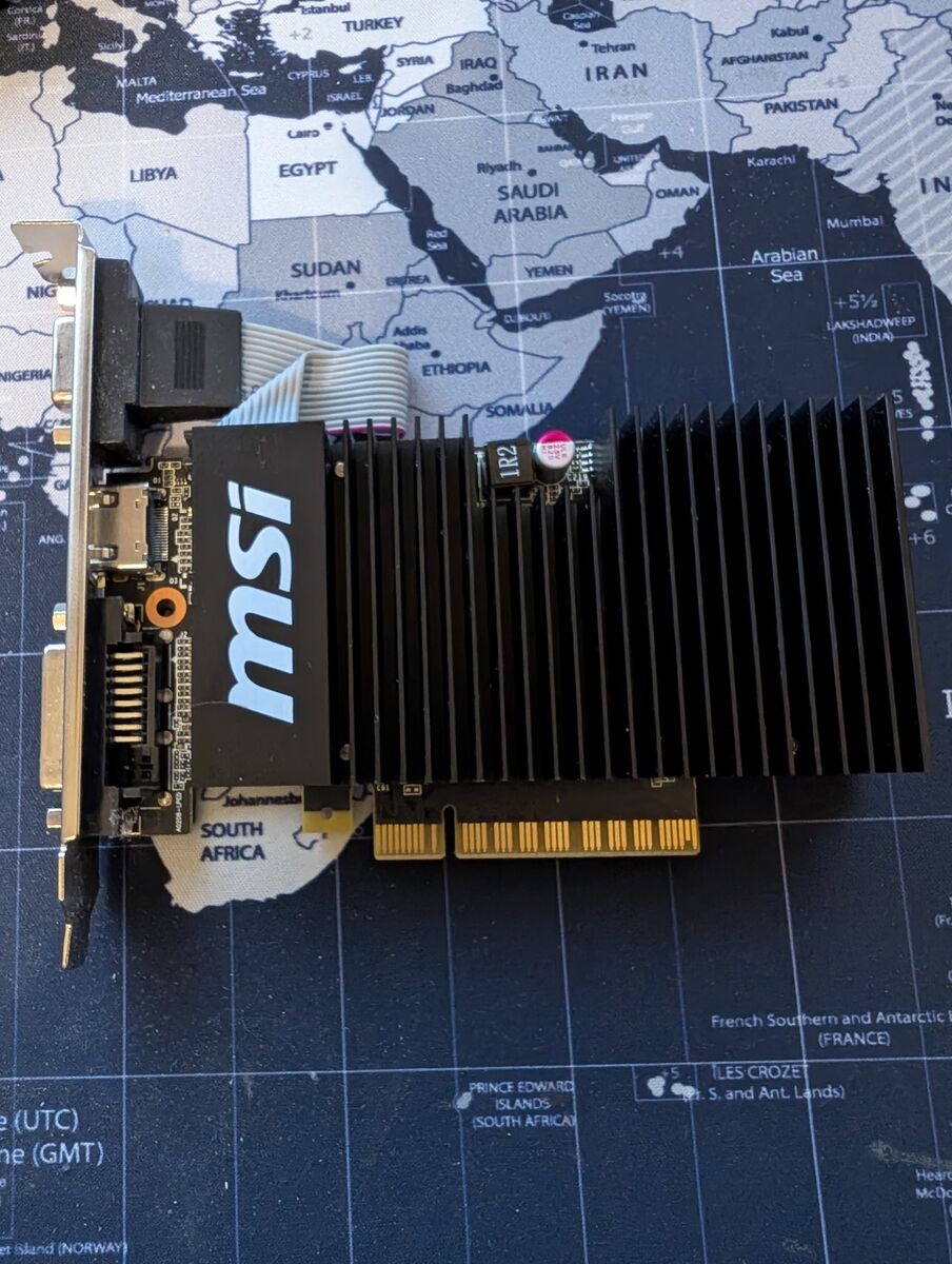 MSI NVIDIA GeForce GT 710 1GB DDR3 Graphics Video Card (1GD3H LPV1)