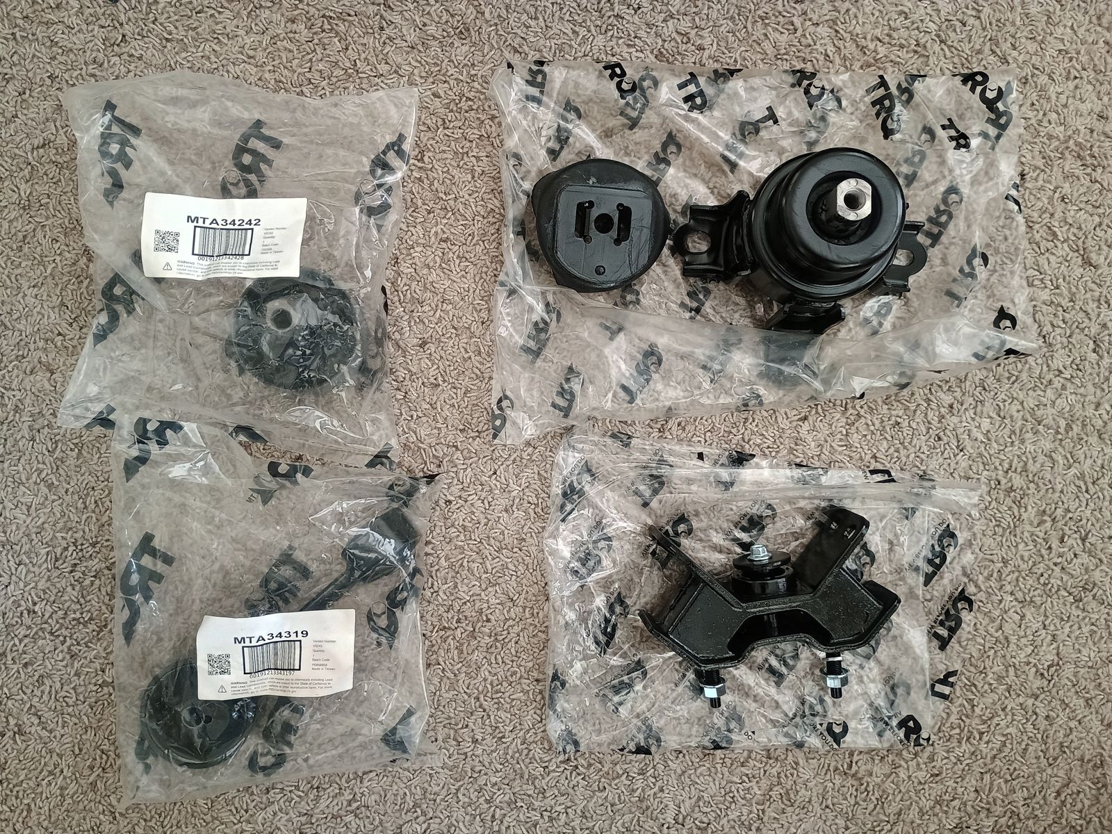 Engine Mount Set for 1998 Toyota Avalon