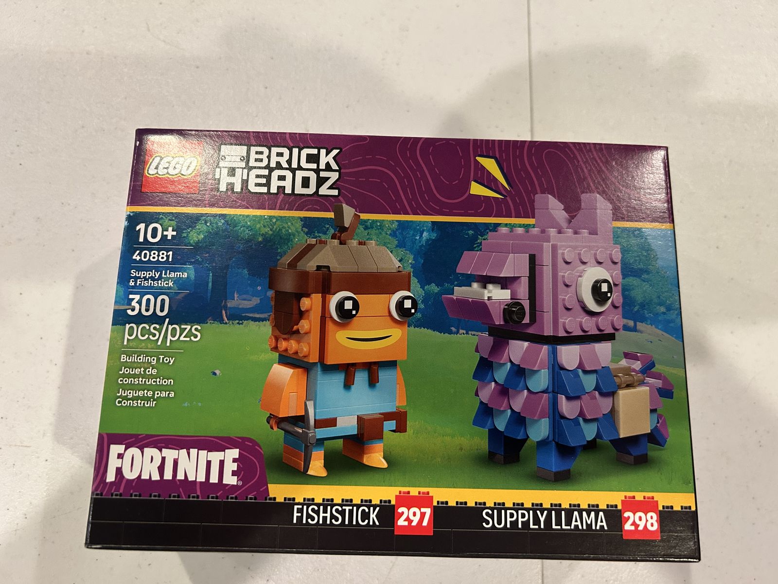 LEGO BrickHeadz Fortnite Supply Llama & Fishstick 40881 Building Set