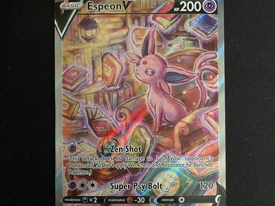 Pokemon Espeon V Full Art 180/203 Evolving Skies Card - Used Condition/NEAR MINT