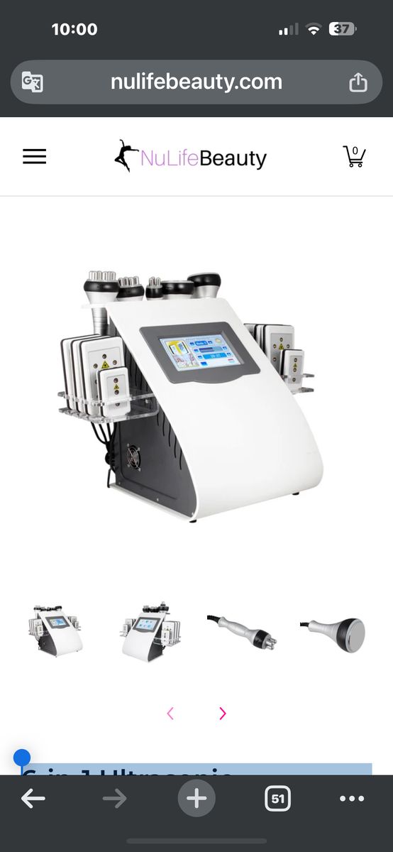 6-in-1 Ultrasonic Cavitation Machine Lipo