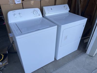 Admiral/Maytag White Top Load Washer & Gas Dryer Set