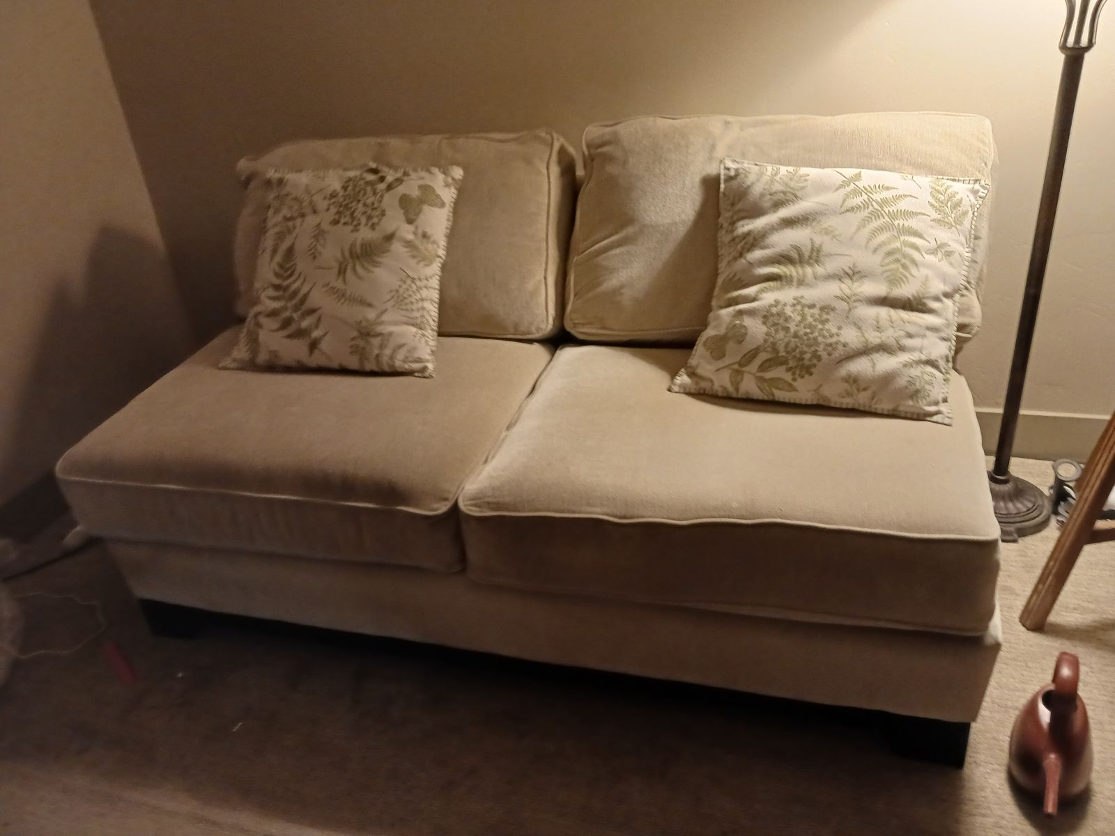 Oversized love seat for sale.