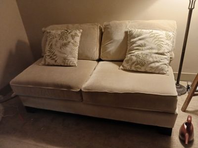 Oversized love seat for sale.