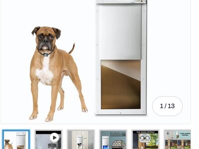 Power Pet Door With Accessories