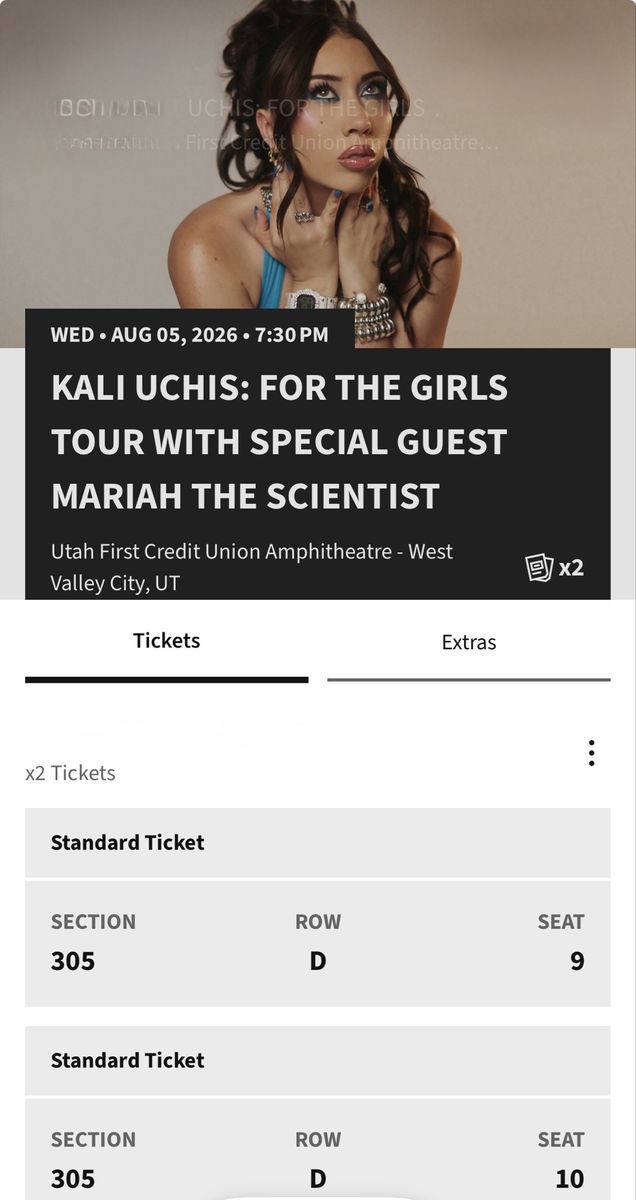Kali Uchis Tickets