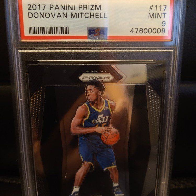 2017-18 Prizm Donovan Mitchell PSA 9 MINT RC Rookie Card