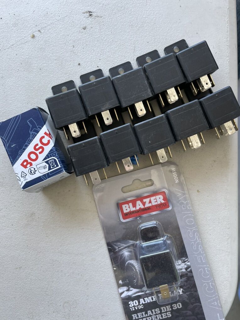 Brand New Never Used 4-pin Relays