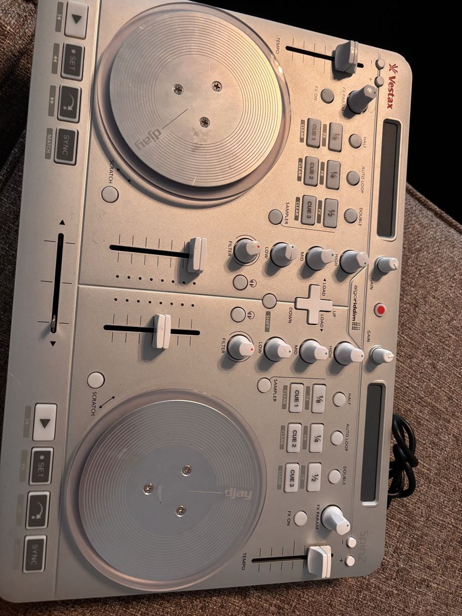 Vestax SPin 2 Dj3 Controller For Mac,ios, Djay App