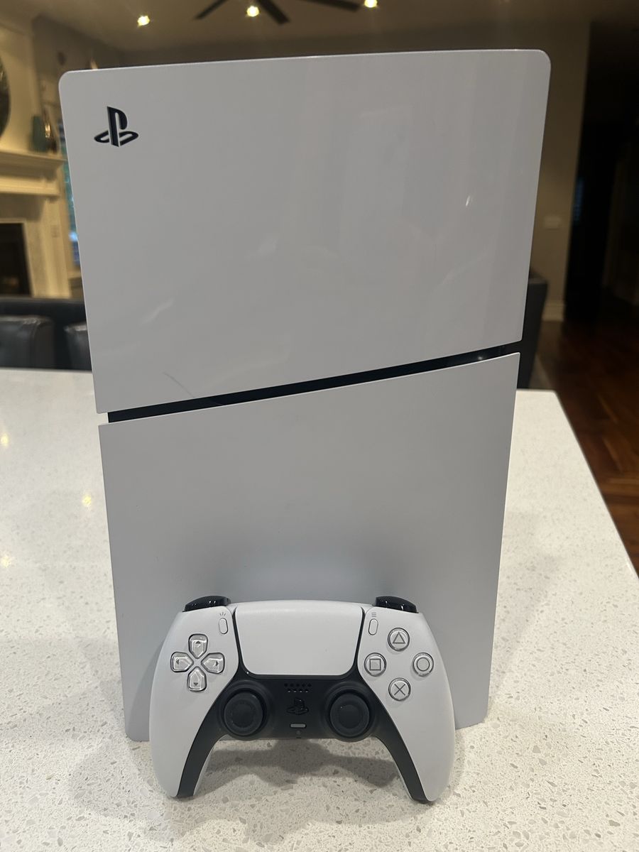 Sony PlayStation 5 Slim 1TB Digital Edition Console (CFI-2015) with DualSense Controller