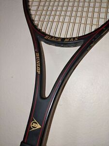 Dunlop Black Max Tennis Racquet (racket) with carrying case