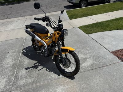 2024 Honda Trail 125 (CT125) Motorcycle - Yellow,