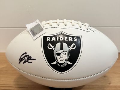 Geno Smith Signed Las Vegas Raiders Logo Football – Fanatics Authenticated