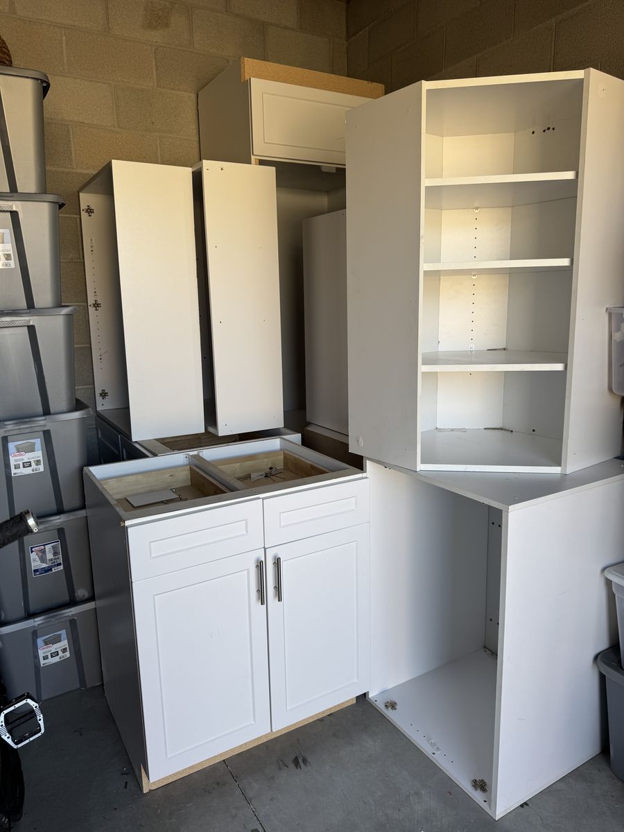 New Cabinets Assembled w/ Hardware (12)