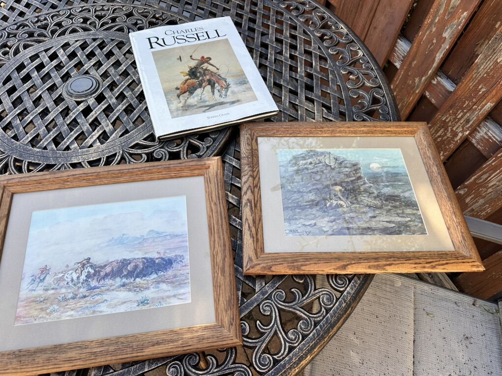 Charles Russell Prints And Coffee Table Book