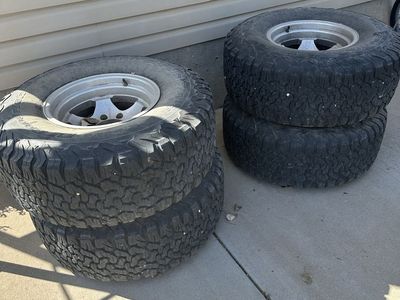 4 Goodrich All-Terrain Tires and Rims