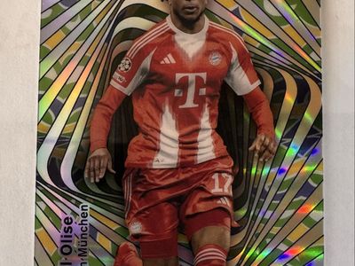 2023 Topps Chrome Michael Olise FC Bayern Munchen UEFA Champions League Mindgame MC-7