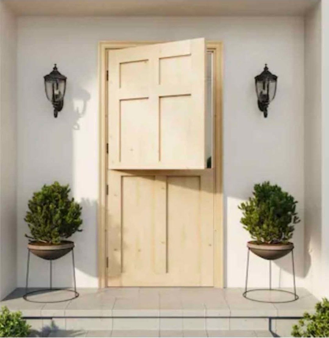NEW 36" x 80" Solid Pine Dutch Door 1.75" Thick  #280