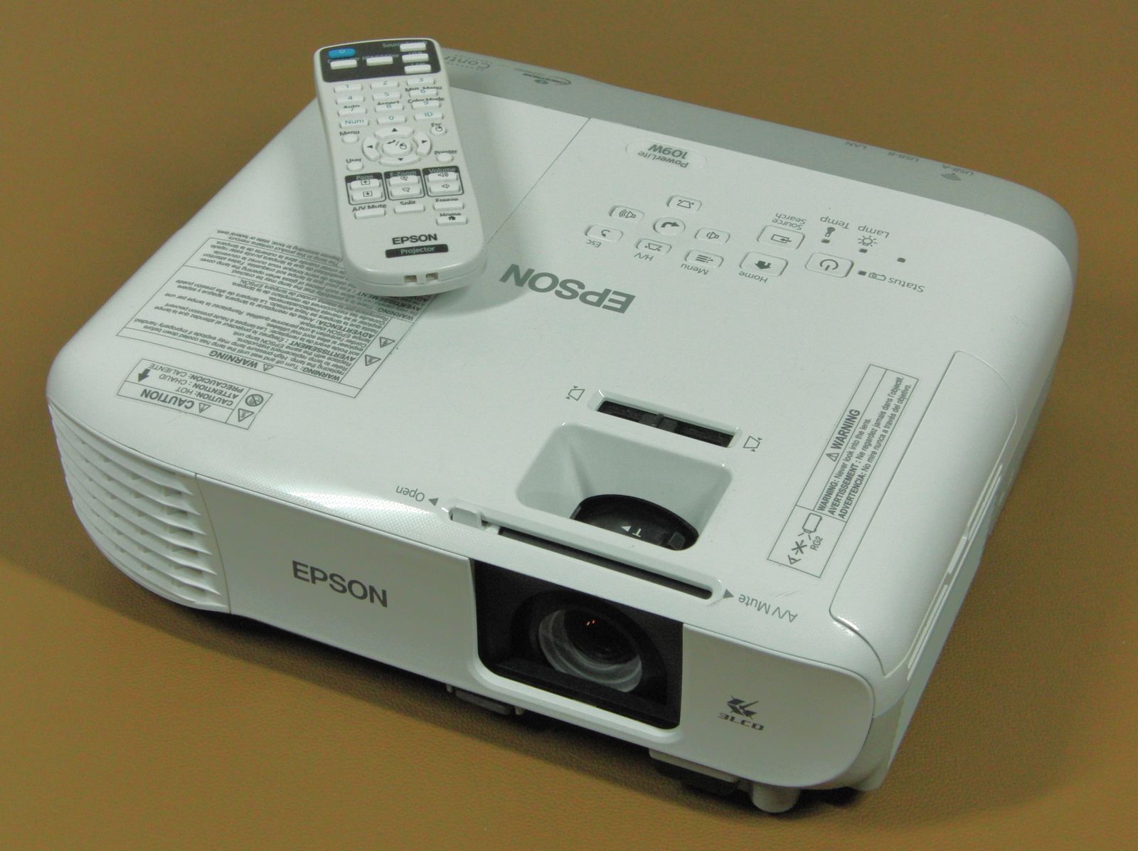 Epson Powerlite 109W 4000 Lumens Projector