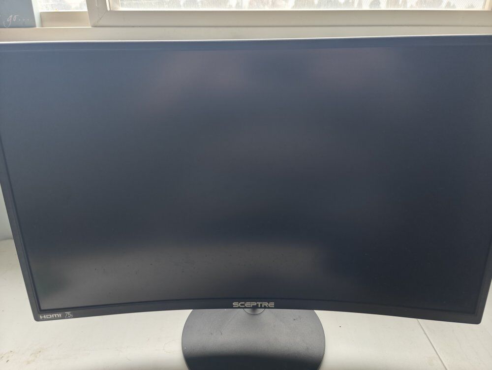 Sceptre 28" curved computer monitor