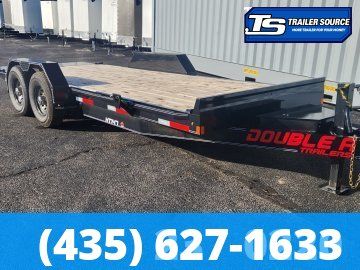 7x20 Double A Pro Series HT Power Tilt Trailer - 15.4K GVWR - Torsion Axles