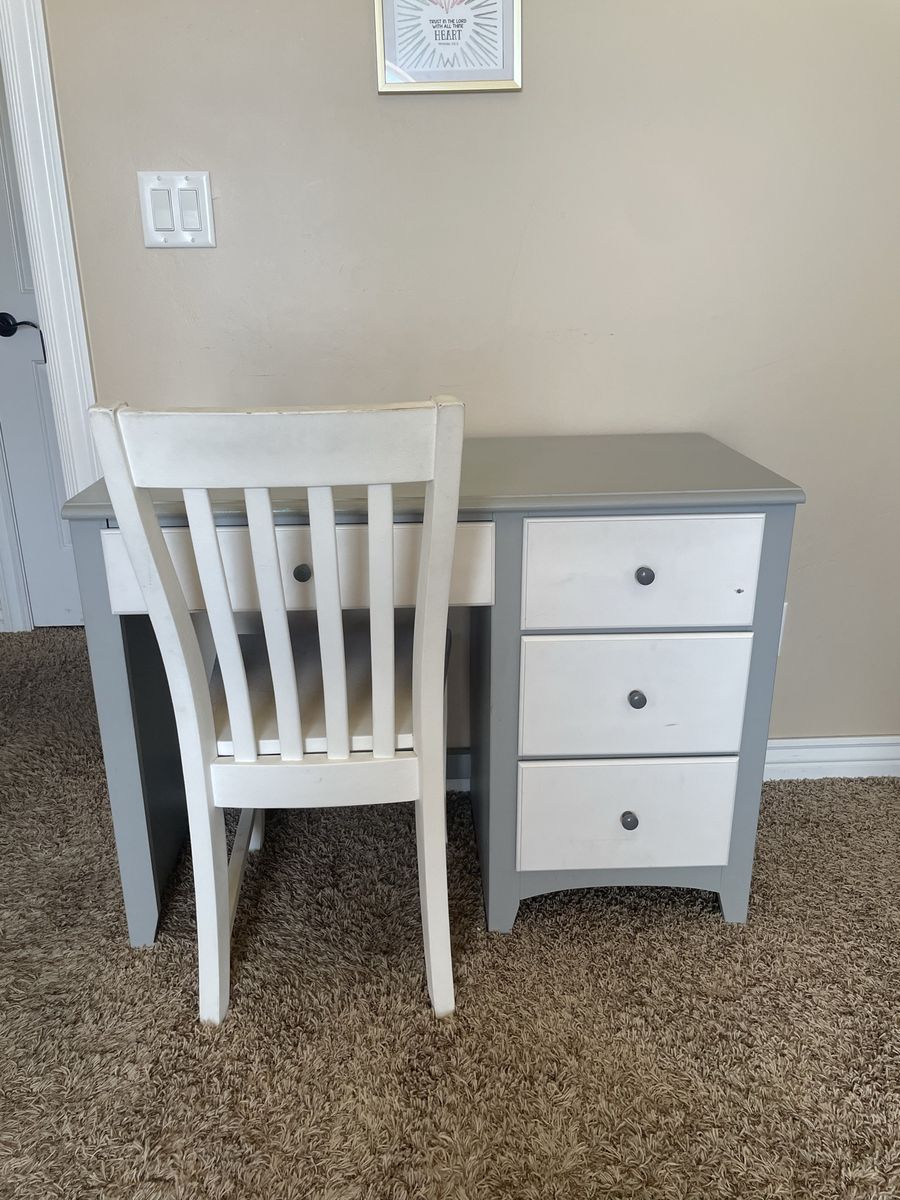 Desk and chair