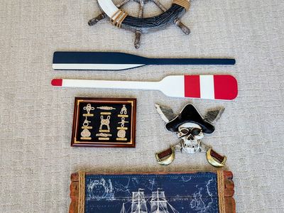 Kids Pirate Bedroom Decor Bundle