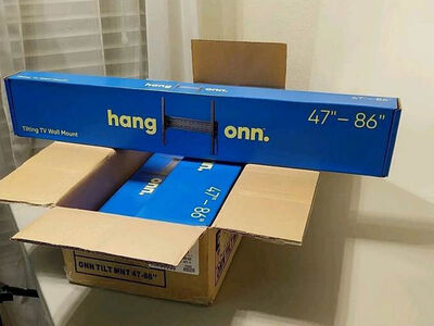 tilting TV wall mount 47" to 86" (4 pack)