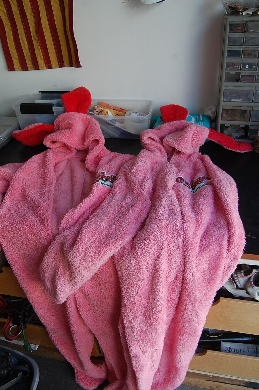 OFFICIAL CHRISTMAS STORY BUNNY SUITS SMALL AND LARGE