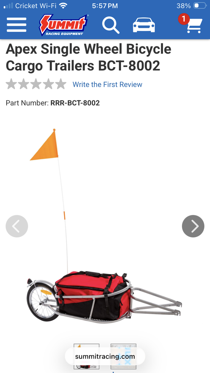 Bicycle trailer