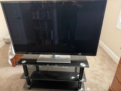 Panasonic 55” TV with TV Stand