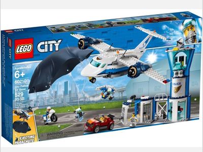 LEGO City 60210 Sky Police Air Base Building Set - 529 Pieces