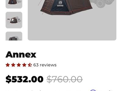 New iKamper Annex + 4 Locking Mount Brackets – $300 OBO