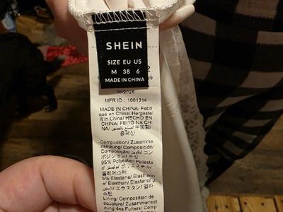 SHEIN Size M Yellow Floral Mini Dress Lace Trim Corset Back