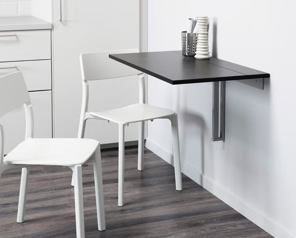 Ikea Bjursta wall-mounted drop-leaf table