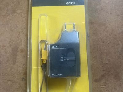 Fluke 80TK Thermocouple Temperature Probe Module with Sensor