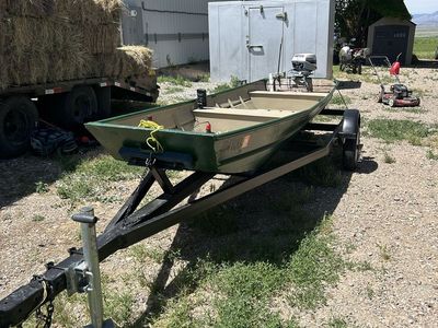 14ft Jon boat with trailer