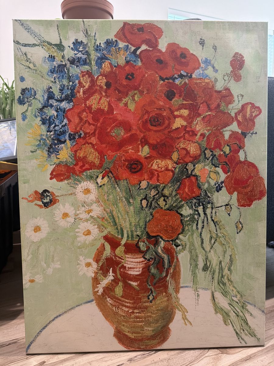 Free canvas flower picture