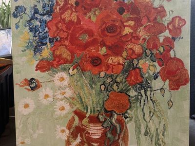Free canvas flower picture