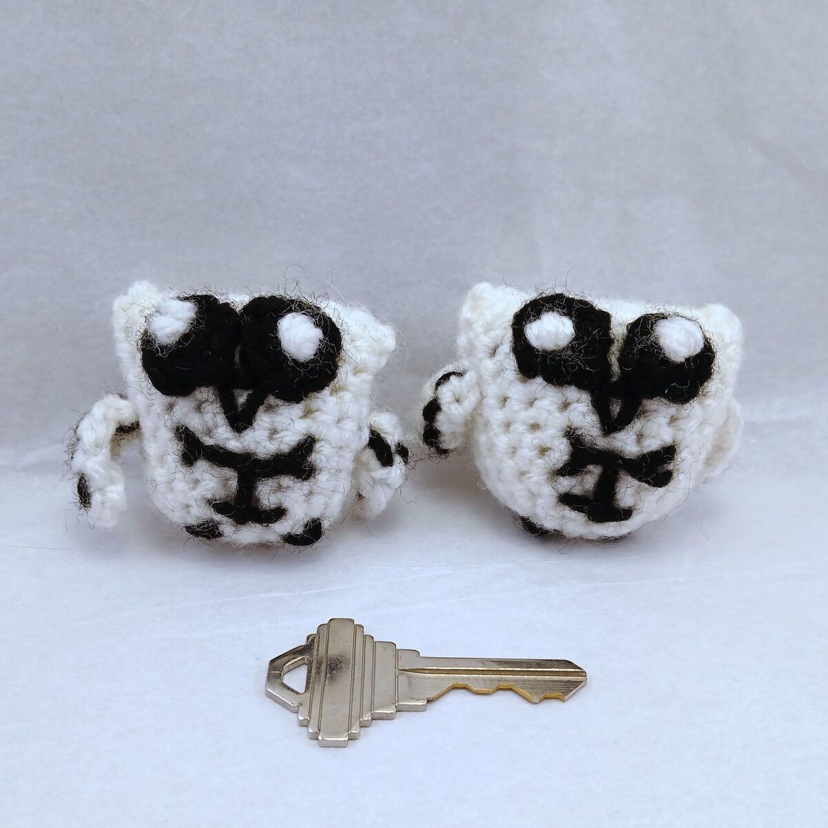 Skeleton Owl Stuffed Animals, Keychain