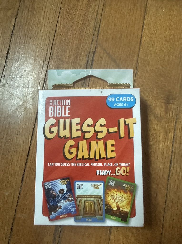 The Action Bible Guess It Game