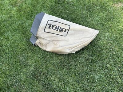 Older toro super recycler grass catcher