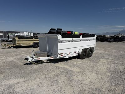 2026 Southland 7x14 15.4k SL714-14KHS Highside Tube Frame Scissor Lift Dump Trailer *NEW*