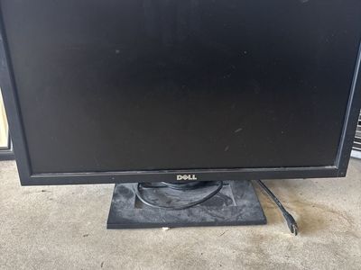 Dell Computer Monitor - Black, Used, Standard Display for Home or Office