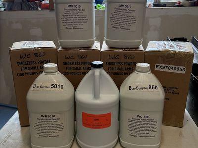 WC860 magnum rifle and 50 bmg powder