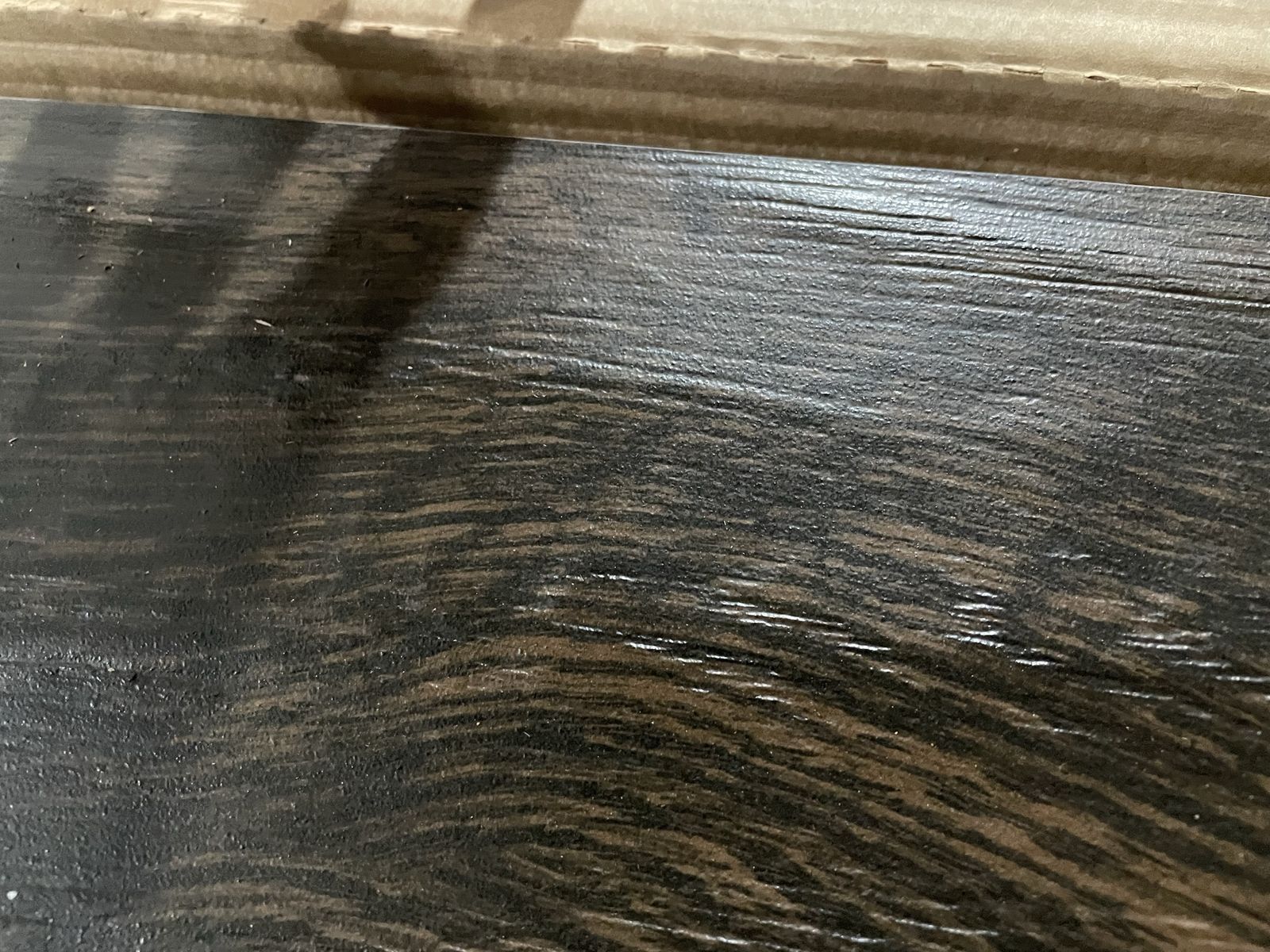 Dark natural wood look glazed porcelain tile 50