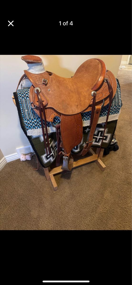 Custom Timberline Wade Saddle - Hand-built by Jack Forsberg - Like New Condition