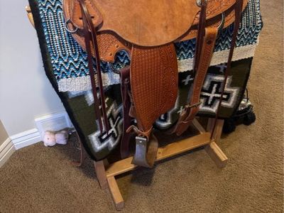 Custom Timberline Wade Saddle - Hand-built by Jack Forsberg - Like New Condition